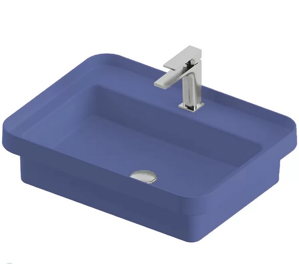 Раковина для ванной ArtCeram Fuori Scala 60,5х45,5 см керамика синий TFL034 16;00