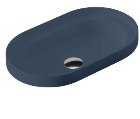 Раковина для ванної ArtCeram Fuori Scala 58,3х36,3 см кераміка темно-синій TFL033 36;00