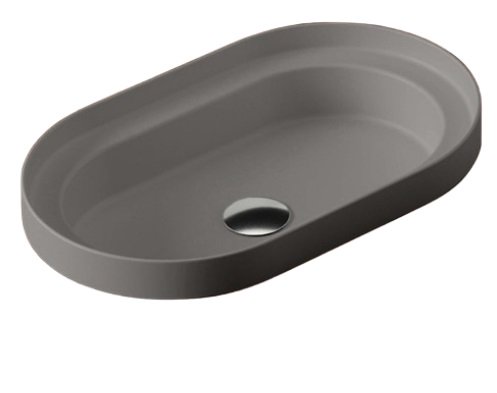 Раковина для ванної ArtCeram Fuori Scala 58,3х36,3 см кераміка сірий (grey olive) TFL033 15;00