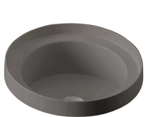 Раковина для ванной ArtCeram Fuori Scala Ø 40 см керамика серый (grey olive) TFL032 15;00