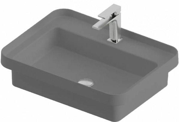 Раковина для ванної ArtCeram Fuori Scala 60,5х45,5 см кераміка сіро-синій (denim) TFL034 37;00