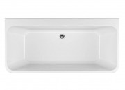 Ванна акриловая Radaway Gloria 170x75 см пристенная белый WA1-54-170x075U