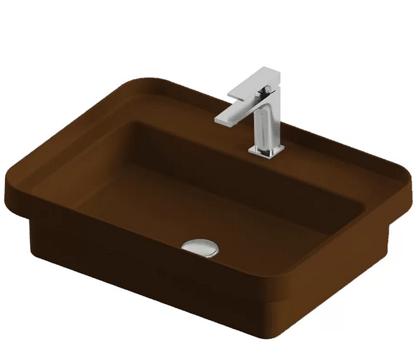 Раковина для ванної ArtCeram Fuori Scala 60,5х45,5 см коричнева кераміка TFL034 39;00