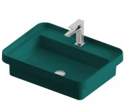 Раковина для ванної ArtCeram Fuori Scala 60,5х45,5 см кераміка синьо-зелений TFL034 42;00