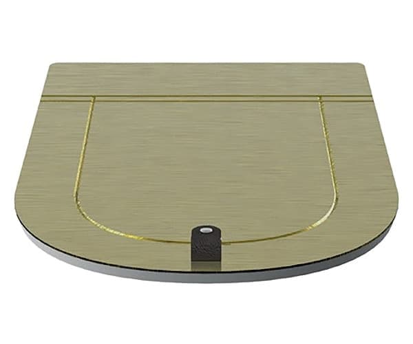 Сидіння із кришкою для унітазу ArtCeram The One дюропласт золото THA001 73