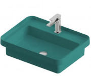 Раковина для ванної ArtCeram Fuori Scala 60,5х45,5 см зелена кераміка TFL034 43;00