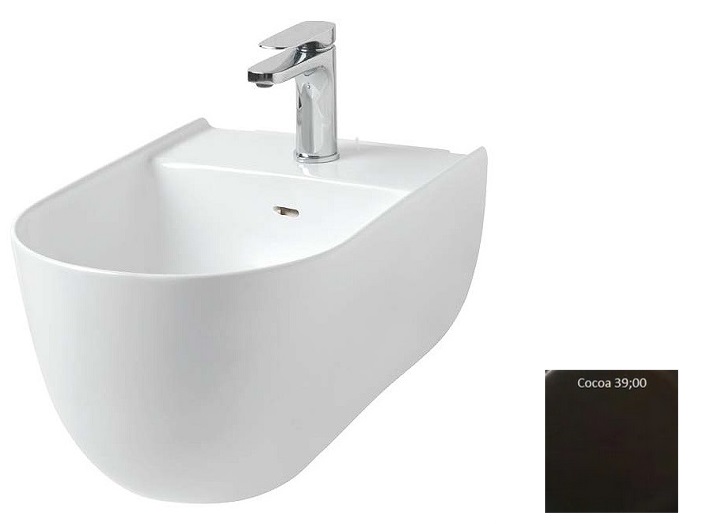 Биде подвесное ArtCeram The One 35х52 см керамика коричневый THB001 39;00