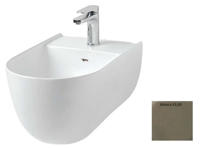 Биде подвесное ArtCeram The One 35х52 см керамика бежевый THB001 41;00