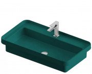 Раковина для ванной ArtCeram Fuori Scala 80,5х45,5 см керамика сине-зеленый TFL035 42;00