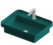 Раковина для ванної ArtCeram Fuori Scala 60,5х45,5 см кераміка синьо-зелений TFL034 42;00