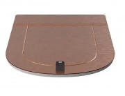 Сиденье с крышкой для унитаза ArtCeram The One дюропласт розовое золото THA001 77