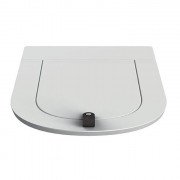 Сиденье с крышкой для унитаза ArtCeram The One дюропласт белый матовый THA001 80