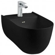 Биде подвесное ArtCeram The One 35х52 см керамика черный матовый THB001 17;00