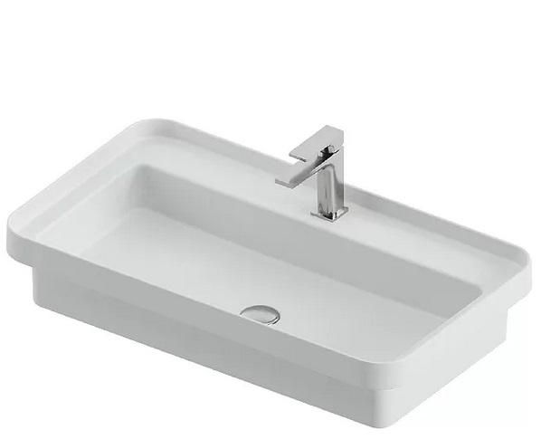 Раковина для ванної кімнати ArtCeram Fuori Scala 80,5х45,5 см кераміка білий TFL035 01;00