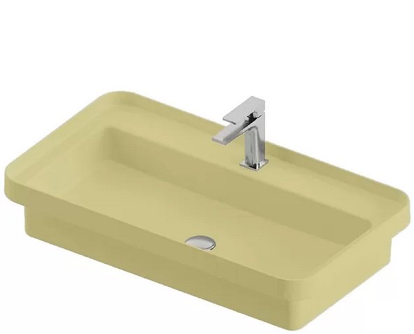 Раковина для ванной ArtCeram Fuori Scala 80,5х45,5 см керамика желтый TFL035 12;00