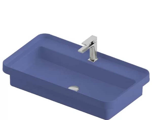 Раковина для ванної ArtCeram Fuori Scala 80,5х45,5 см кераміка синій TFL035 16;00