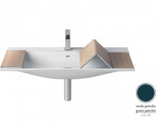 Раковина для ванной ArtCeram The One 90х42 см керамика сине-зеленый THL002 42;00