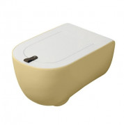 Унітаз підвісний ArtCeram The One безободковий 35х52 см кераміка жовтий THV001 12;00