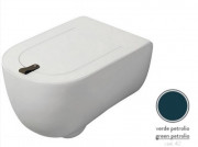 Унитаз подвесной ArtCeram The One безободковый 35х52 см керамика сине-зеленый THV001 42;00