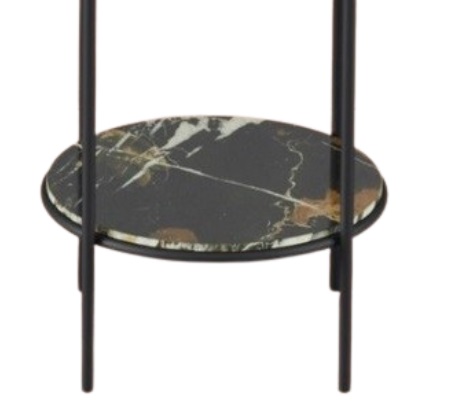 Полка для консоли ArtCeram Vogue керамика black/gold TFA012 91