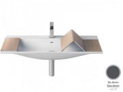 Раковина для ванной ArtCeram The One 90х42 см керамика серо-синий (denim) THL002 37;00