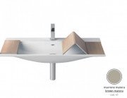 Раковина для ванної ArtCeram The One 90х42 см кераміка бежевий THL002 41;00