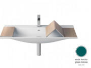 Раковина для ванної ArtCeram The One 90х42 см кераміка зелений THL002 43;00