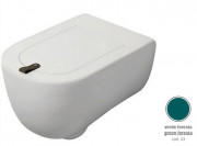 Унитаз подвесной ArtCeram The One безободковый 35х52 см керамика зеленый THV001 43;00