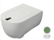 Унитаз подвесной ArtCeram The One безободковый 35х52 см керамика зеленый шалфей THV001 44;00