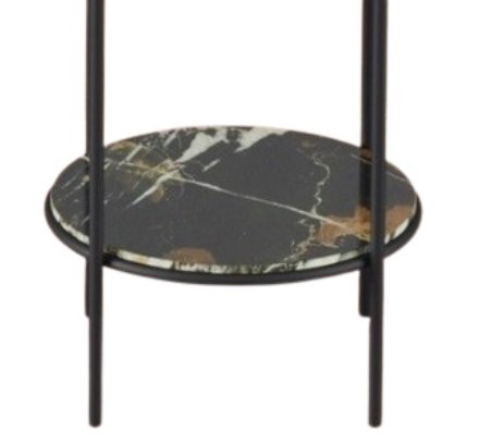 Полиця для консолі ArtCeram Vogue кераміка black/gold TFA012 91