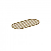 Полка для консоли ArtCeram Flair 4.0 металл коричневый TFA013 56