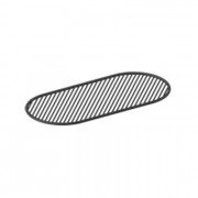 Полка для консоли ArtCeram Flair 4.0 металл черный матовый TFA013 17