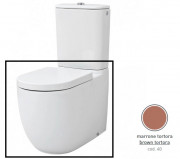 Чаша унитаза-компакта Artceram File 2.0 36х67 см керамика светло-коричневый FLV003 40;00