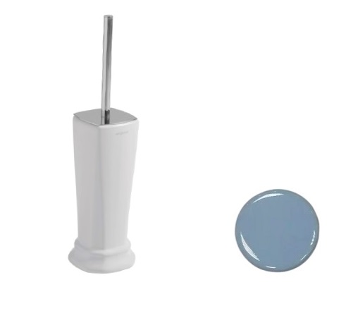 Ершик для унитаза ArtCeram Civitas напольный керамика голубой CIC004 32;00