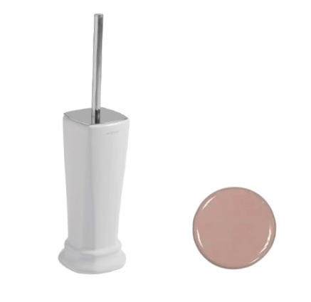 Ершик для унитаза ArtCeram Civitas напольный керамика розовый CIC004 33;00