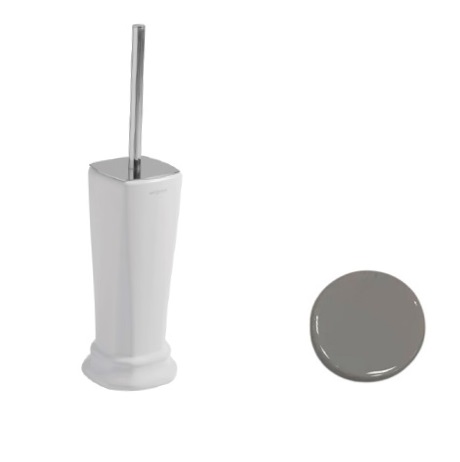 Ершик для унитаза ArtCeram Civitas напольный керамика серый CIC004 34;00