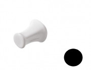 Крючок для ванной ArtCeram Civitas одинарный керамика черный глянцевый CIC008 03;00