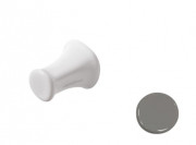 Крючок для ванной ArtCeram Civitas одинарный керамика серый CIC008 34;00