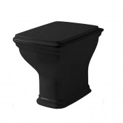 Унитаз напольный Artceram Civitas 36х54 см керамика черный CIV003 03;00