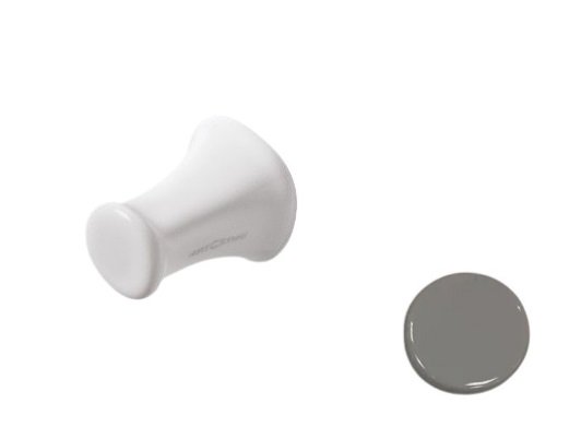 Гачок для ванної кімнати ArtCeram Civitas одинарний кераміка сірий CIC008 34;00