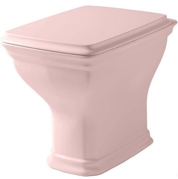 Унітаз для підлоги Artceram Civitas 36х54 см кераміка рожевий CIV003 33;00