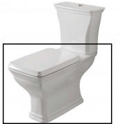 Чаша унітазу-компакту Artceram Civitas 36х73 см кераміка білий CIV004 01;00