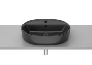 Раковина для ванной Roca Gap 55х40 см сантехническая керамика черный матовый A3270Y0080