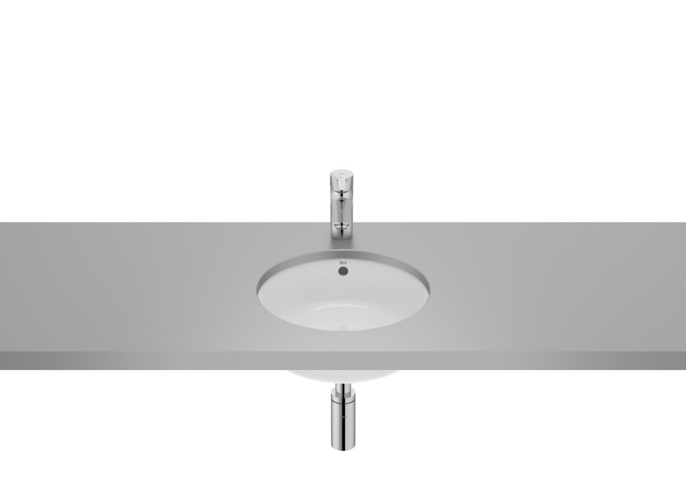 Раковина для ванної кімнати Roca Gap Ø35 см під стільницю сантехнічна кераміка білий A3270YB000