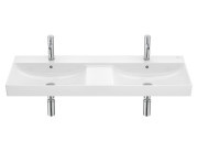 Раковина для ванной Roca Ona 120x46 см двойная Fineceramic® белый A32768B000