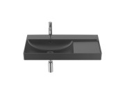 Раковина для ванной Roca Ona 80x46 см чаша слева Fineceramic® черный матовый A327689080