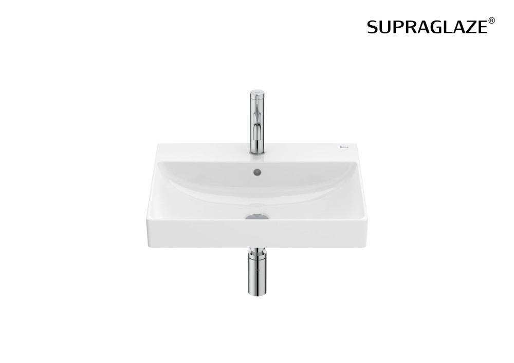 Раковина для ванной Roca Ona 55x46 см Fineceramic® Supraglaze® белый A327685S00