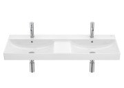 Раковина для ванной Roca Ona 120x46 см двойная Fineceramic® белый A32768B000
