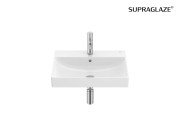 Раковина для ванної Roca Ona 55x46 см Fineceramic® Supraglaze® білий A327685S00