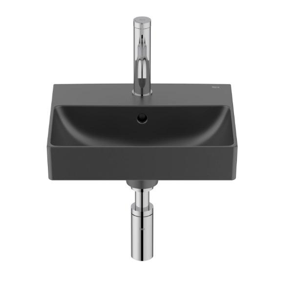 Раковина для ванной Roca Ona 40x36 см Fineceramic® черный матовый A32768D080